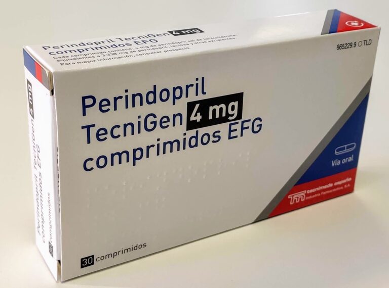 Prospecto Perindopril 4 mg: Información y Uso – Teva Comprimidos EFG