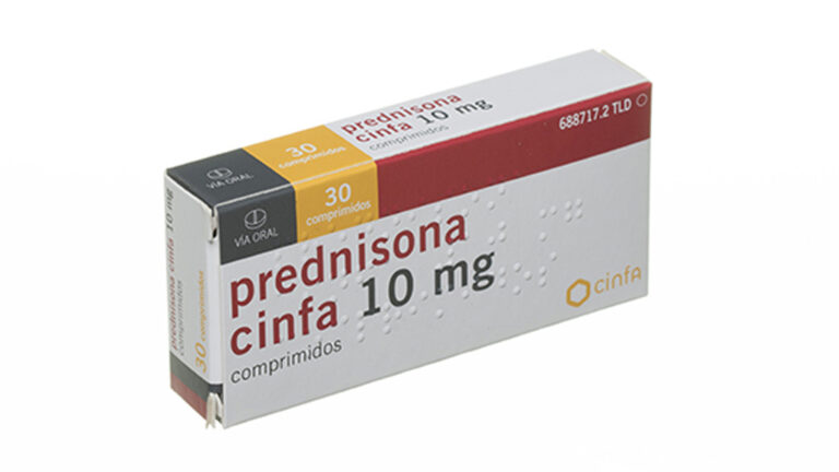 Prospecto Prednisona 10 mg: Información y posología de los comprimidos de Prednisona Cinfa