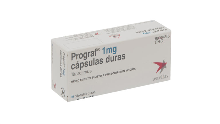 Prospecto Prograf 1 mg: Información sobre cápsulas duras