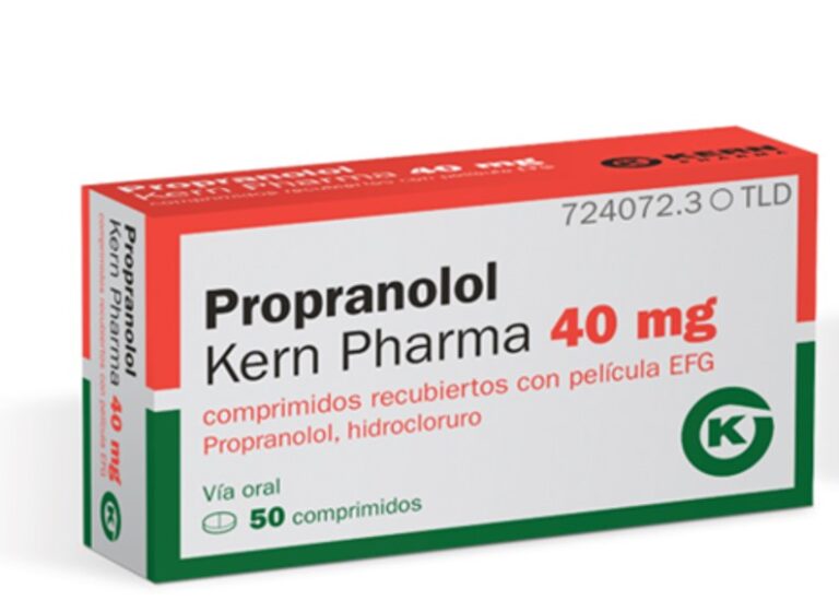 Prospecto Propranolol Accord 40 mg: Información y dosificación | Comprimidos recubiertos EFG