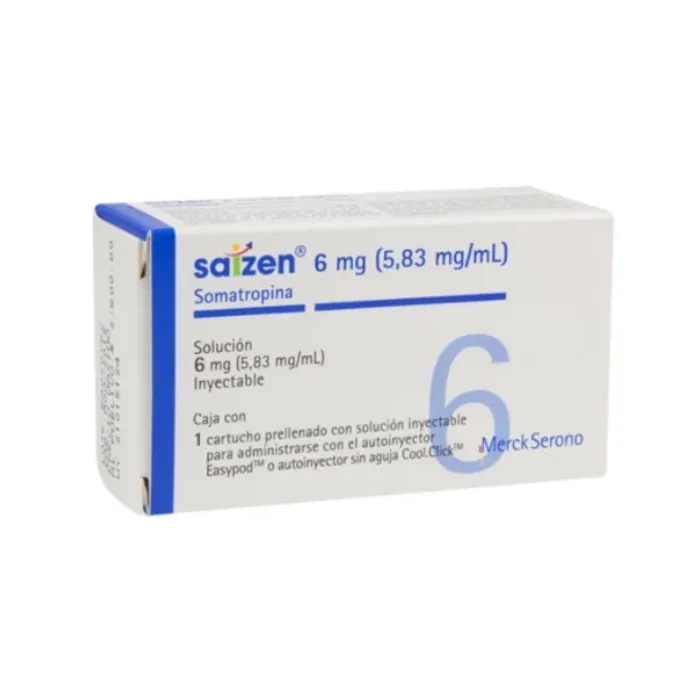 Prospecto Saizen 5.83 mg/ml: Información sobre Solución Inyectable en Cartuchos