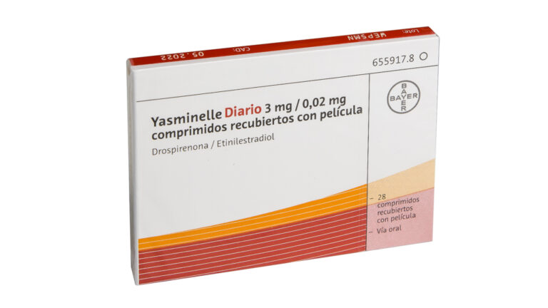Prospecto Yasminelle: Información y dosificación de las pastillas anticonceptivas de 3mg/0,02mg