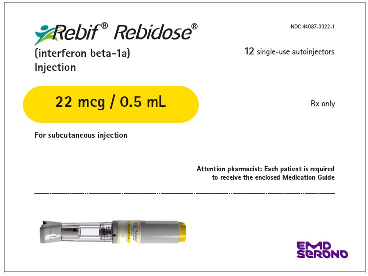 Rebif 22 mcg: síntomas de la alta beta-2 microglobulina en solución inyectable