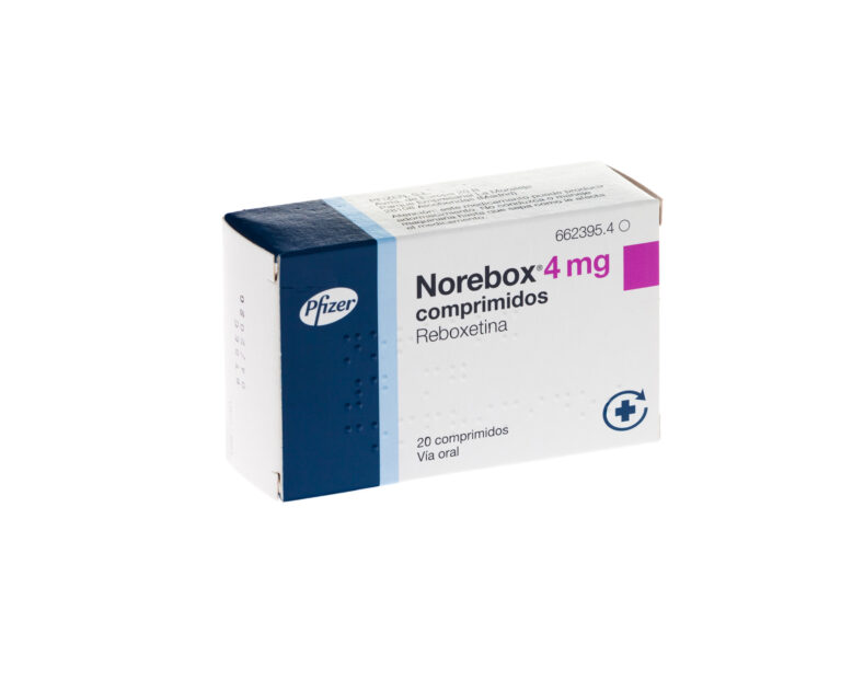 Reboxetina nombre comercial Norebox 4 mg: información y prospecto de los comprimidos