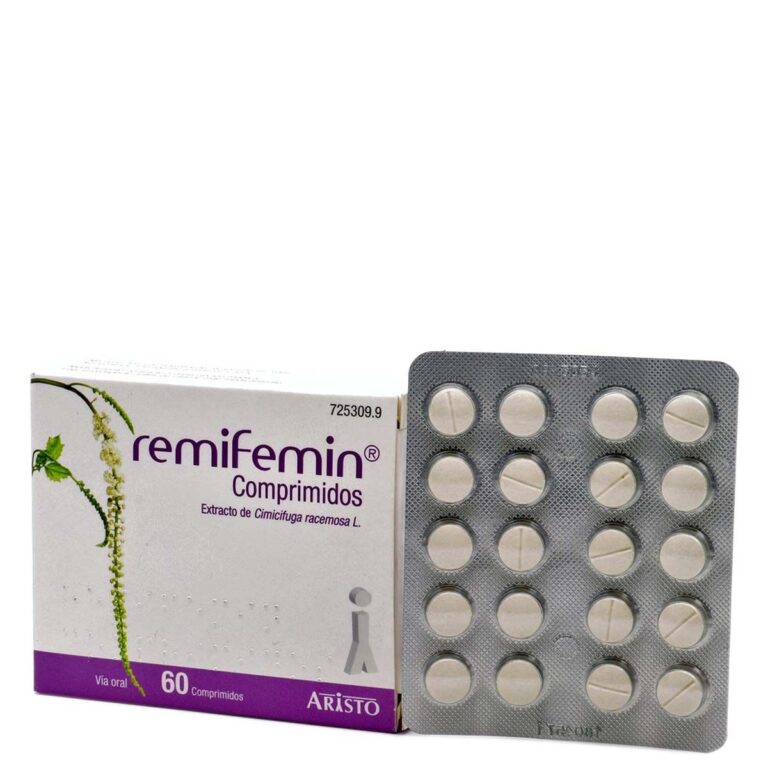 Remifemin comprimidos: reversión de los efectos secundarios de ciminocta