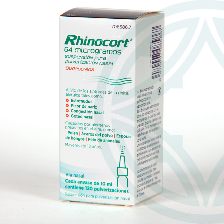 Rhinocort: Prospecto, dosis y nebulizador nasal – Descubre el uso de 64 mcg/pulsación