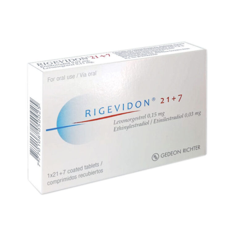 Rigevidon 0,03 mg/0,15 mg – Prospecto para Baja por Sacroileitis – Comprimidos Recubiertos EFG