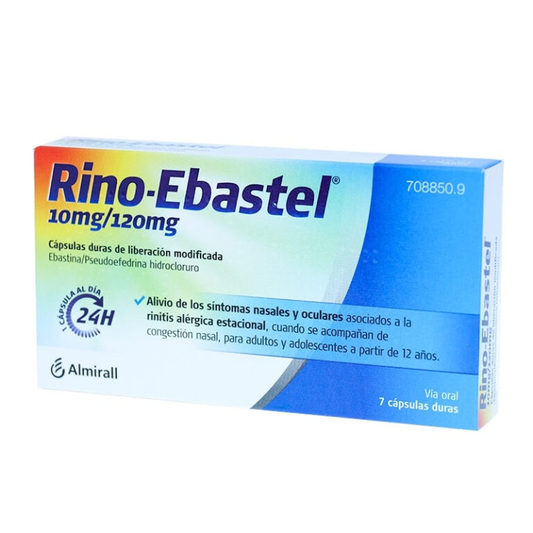 Rino-Ebastel 10 mg/120 mg: Usos y beneficios de estas cápsulas de liberación modificada