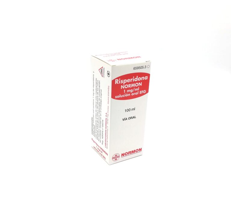 Risperidona Normon 1 mg: Efectos y ficha técnica de los comprimidos recubiertos con película