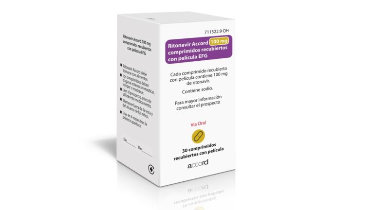 Ritonavir Accord 100 mg: Comprimidos recubiertos con película EFG – Ficha técnica y uso de los inhibidores de la proteasa