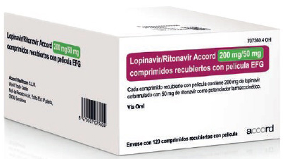 Ritonavir para qué sirve: Prospecto y dosis de Lopinavir/Ritonavir Accord 200 mg/50 mg