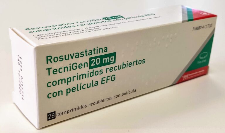 Rosuvastatina 20 mg Efectos Secundarios: Prospecto y Comprimidos Recubiertos con Película EFG