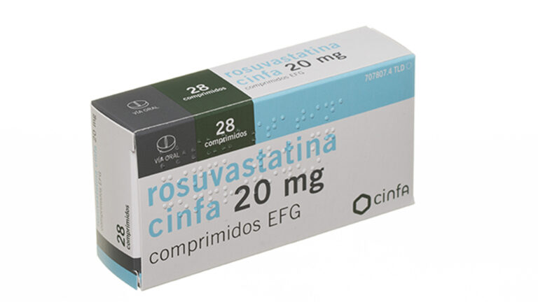 Rosuvastatina 20 mg: Prospecto, Comprimidos Recubiertos con Película EFG – Cinfa
