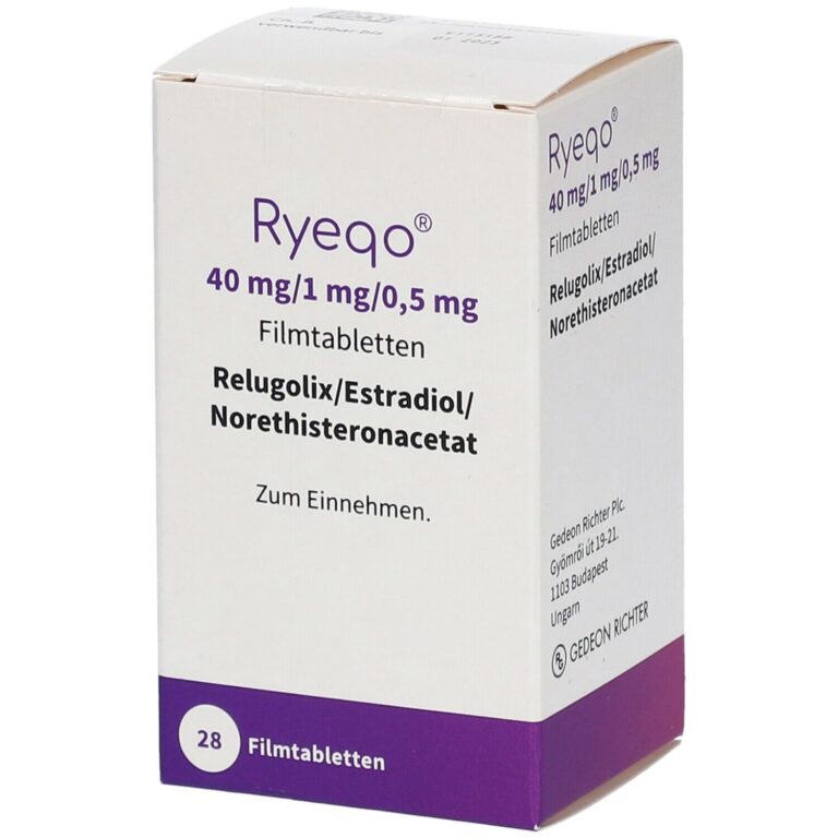 Ryeqo 40 mg: Prospecto, dosificación y contraindicaciones de los comprimidos recubiertos con película