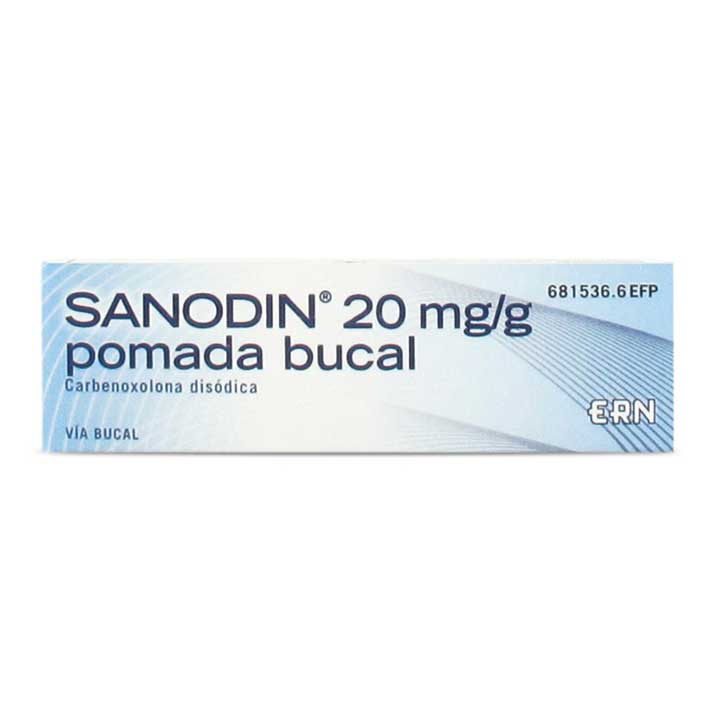 Sanodin Pomada Bucal: Ficha Técnica, Usos y Dosificación | 20 mg/g