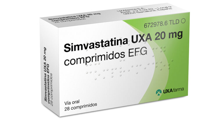 Simvastatina Zentiva 20 mg sin lactosa: Información y características