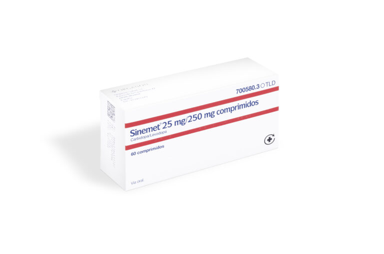 Sinemet 25 mg/250 mg: Ficha Técnica de Comprimidos