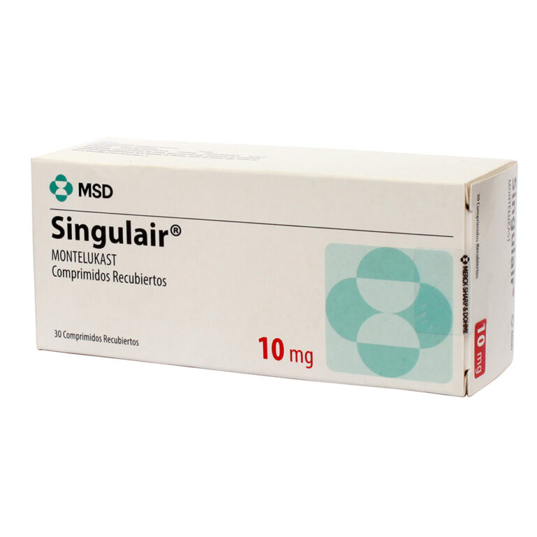 Singulair 10 mg: Ficha Técnica y Comprimidos Recubiertos con Película de 10 mg