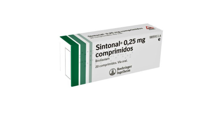 Sintonal 0,25 mg comprimidos: Beneficios y usos del prospecto
