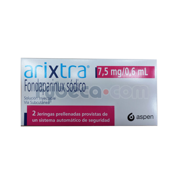 Sintrom y Sol: Ficha Técnica de Arixtra 7,5 mg/0,6 ml Sol Iny en Jeringa Precargada