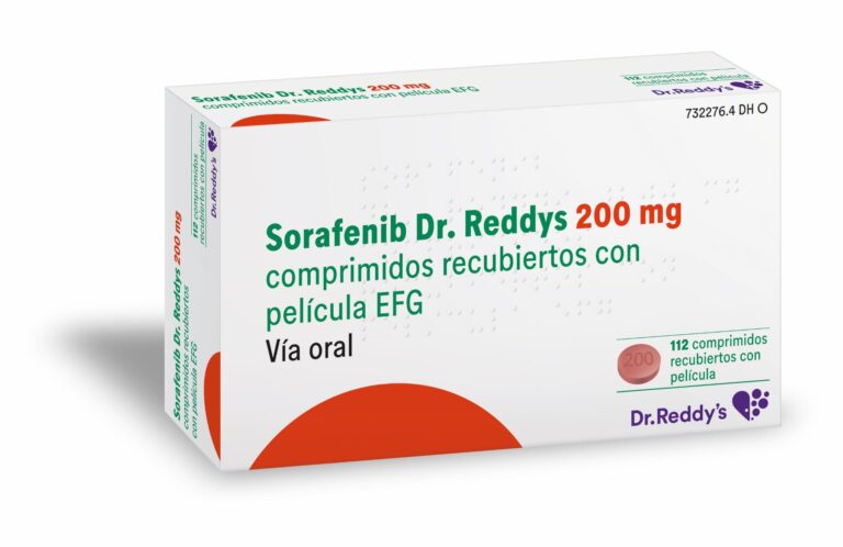 Sorafenib Sandoz 200 mg: Ficha Técnica, Comprimidos Recubiertos con Película EFG