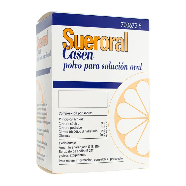 Suero oral Casen: prospecto, polvo y solución para tu salud