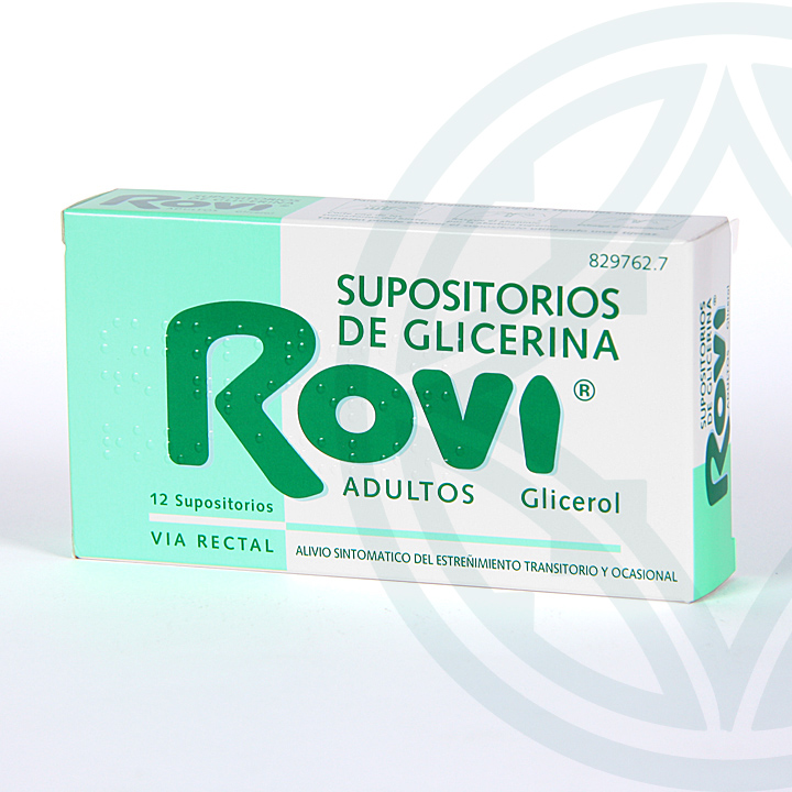 Supositorios de Glicerina ROVI para adultos: Precio y ficha técnica