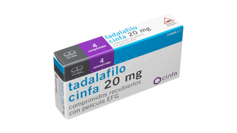 Tadalafilo Cinfa 20 mg: Prospecto, Comprimidos Recubiertos