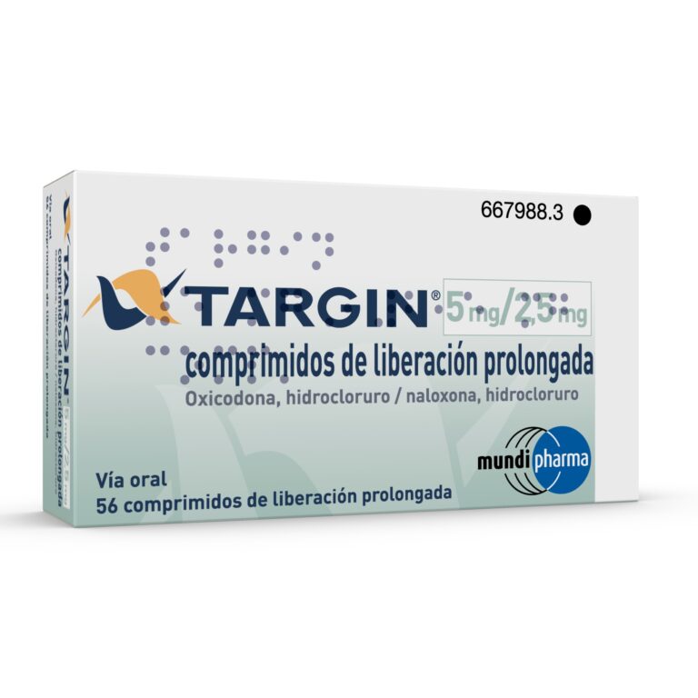 TARGIN 5 mg- Información de uso y dosificación de los comprimidos de liberación prolongada