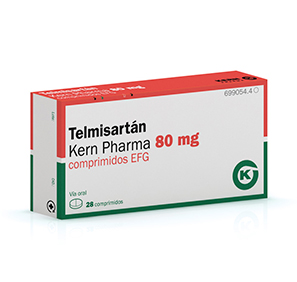 Telmisartan 40 mg: Prospecto y Comprimidos EFG en Kern Pharma