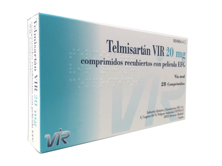 Telmisartan para qué sirve: prospecto de Telmisartan Vir 40 mg comprimidos recubiertos con película EFG