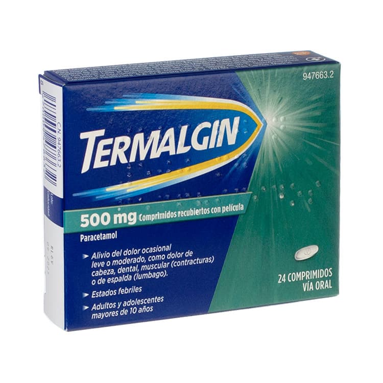 Termalgin 500 mg: Prospecto, Comprimidos Recubiertos – Termalgin | Paracetamol