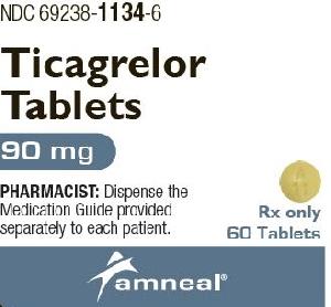 Ticagrelor 90 mg: prospecto y información sobre comprimidos recubiertos con película VIATRIS EFG