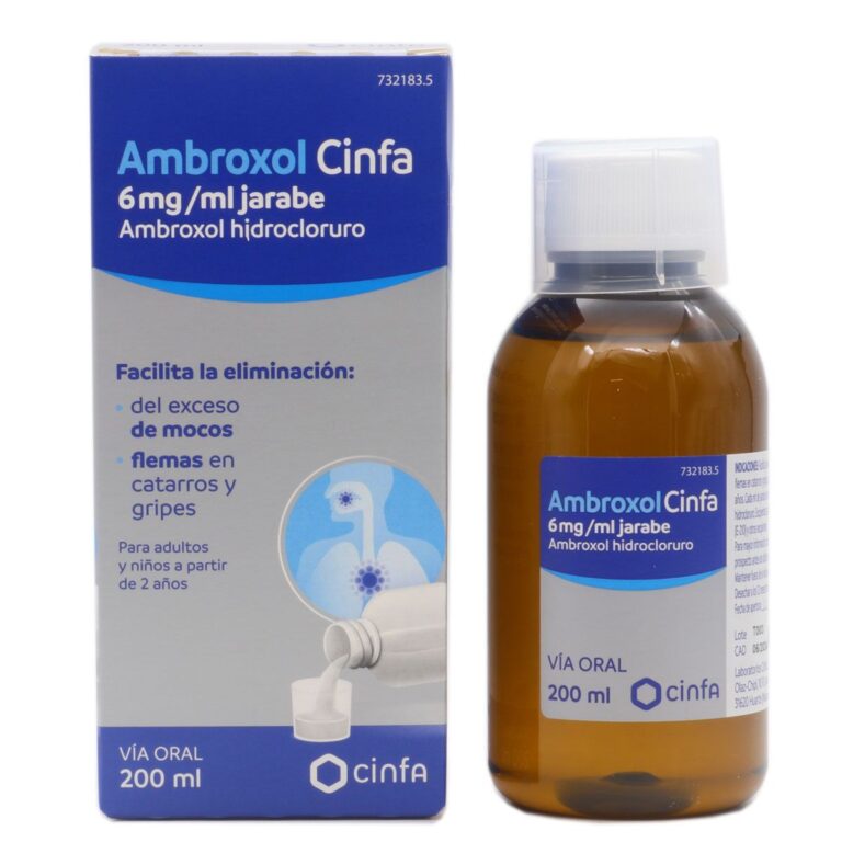 Todo sobre el jarabe Ambroxol Cinfa 6 mg/ml: usos, dosis y precauciones