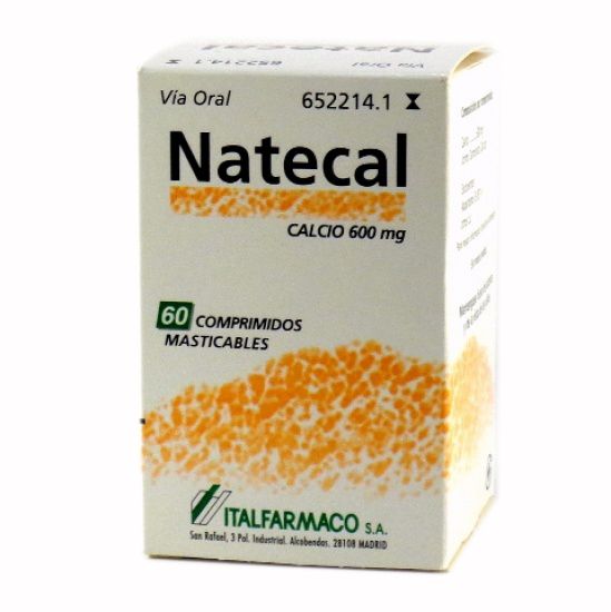 Todo sobre el prospecto de Natecal 600 mg: comprimidos masticables