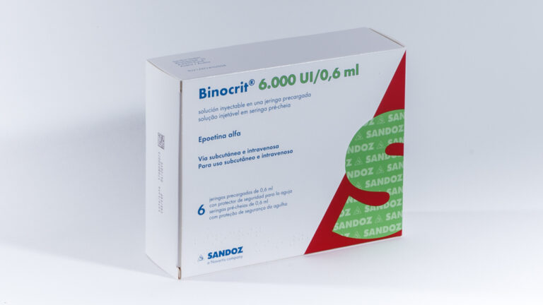 Tratamiento para la hemoglobina alta: Binocrit 6000 UI/0,6 ml, solución inyectable