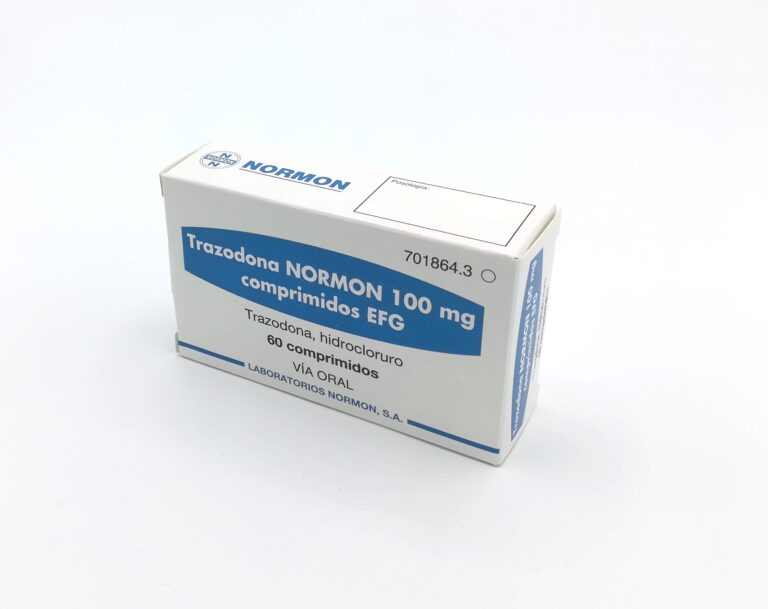 Trazodona Normon 100 mg: Ficha técnica de los comprimidos EFG