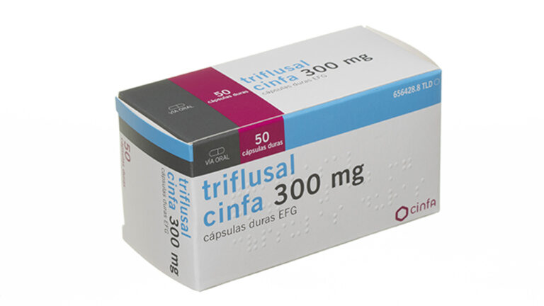 Triflusal: Prospecto, dosis y efectos del principio activo en 300 mg cápsulas duras CINFA EFG