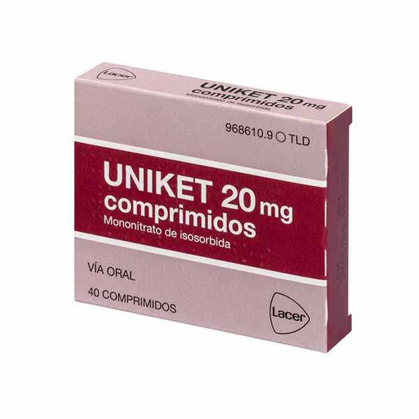 Uniket 20 mg Comprimidos – Ficha Técnica e Información