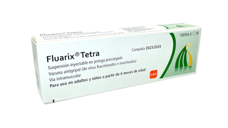 Vacuna gripal 2022 en Barcelona: Prospecto Flucelvax Tetra en jeringa precargada