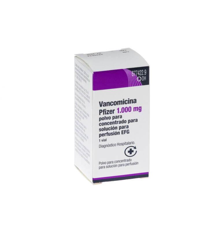 Vancomicina Pfizer 1000 mg: prospecto, uso y beneficios de este concentrado para perfusión