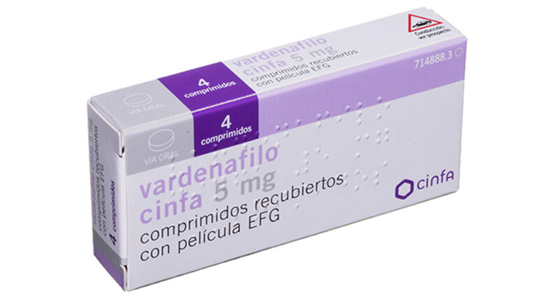 Vardenafilo 5 mg precio: Todo sobre el prospecto de los comprimidos recubiertos con película Aristo EFG