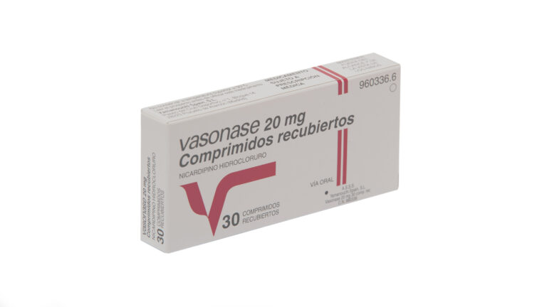 Vasonase 20 mg: ¿Para qué sirve? Prospecto y Comprimidos recubiertos