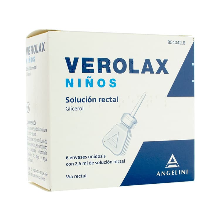 Verolax niños: Solución rectal eficaz contra el estreñimiento