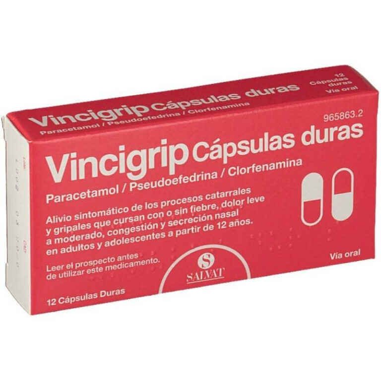 Vincigrip Capsulas Duras: Ficha Técnica y Beneficios