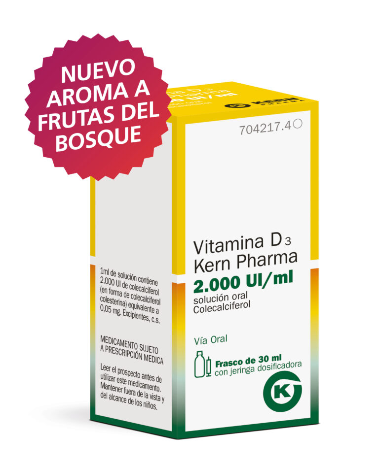Vitamina D Gotas: Prospecto, Dosis y Beneficios Kern Pharma 2.000 UI/ml