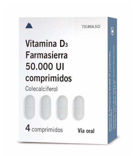 Vitamina D3 Farmasierra 50.000 UI – Conoce la ficha técnica y beneficios