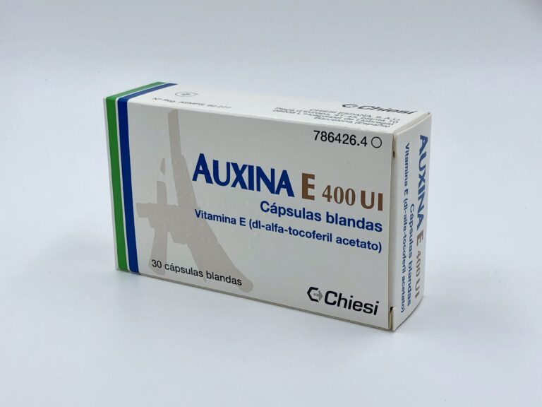 Vitamina E 400: Ficha Técnica de las Cápsulas Blandas Auxina E-400 UI