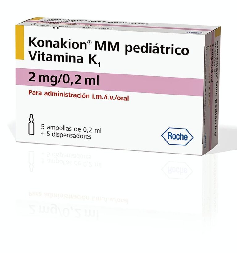 Vitamina K en pastillas – Descubre Konakion 10 mg/ml: Solución oral e inyectable