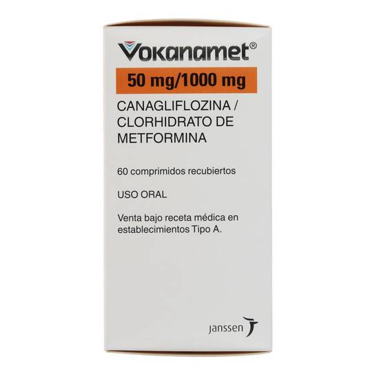 Vokanamet 50/1000 mg: Prospecto y usos de los comprimidos recubiertos con película